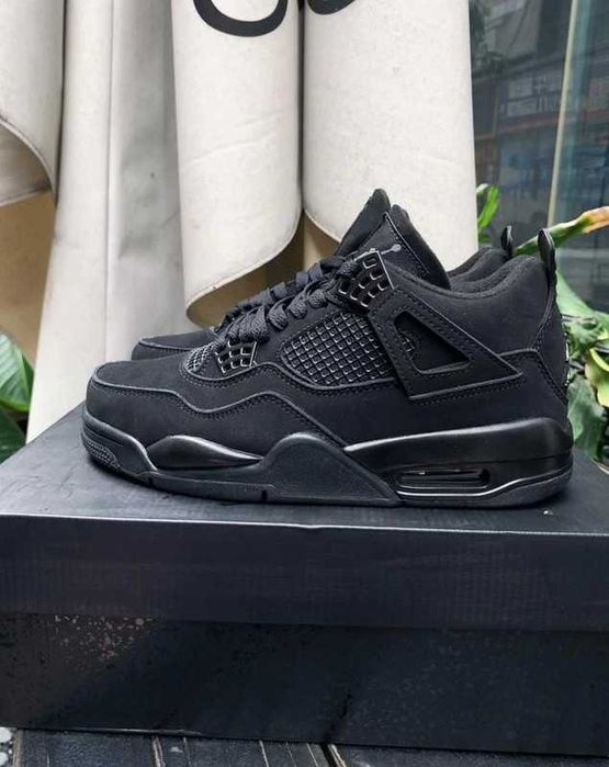 buty_Jordan4_Retro_Black_Cat_Espadryle / Rozmiar.45