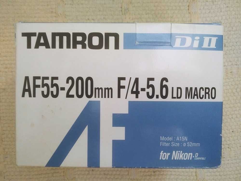 Об'єктив Tamron Di II AF 55-200 mm F/4-5,6 LD Macro A15N for Nikon