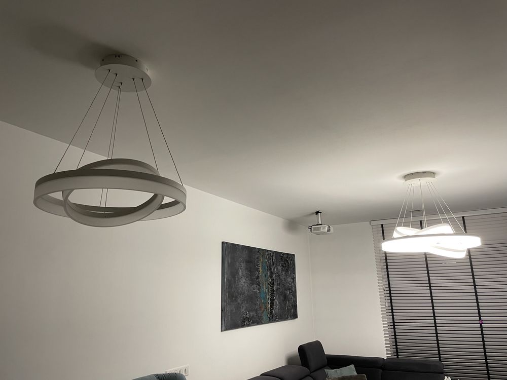 Lampa wisząca ring 60W LED + pilot