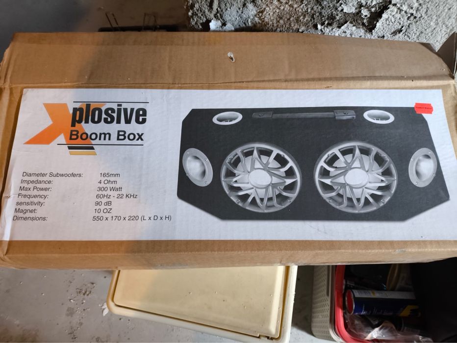 Głośniki kolumny Xplosive Boom Box 4 sztuki nowe!