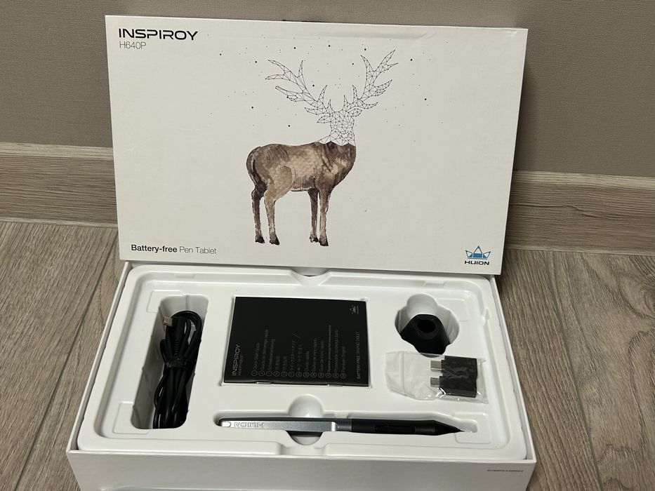Графічний планшет Huion H640P + перчатка