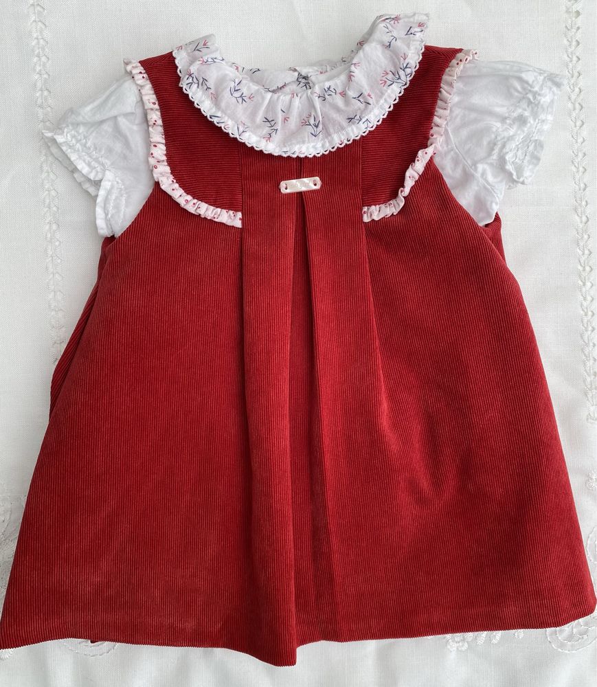 Mayoral Conjunto Vestido e blusa com golinha
