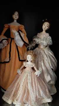 Каркасная интерьерная винтажная кукла под заказ