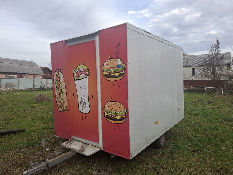 кіоск-причіп, фургон, фасфуд, кофейня, прицеп, купава, торговая бизнес