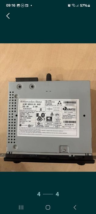 Магнітола на Sprinter 907 А9078208600 А9108270500
З кодом 
Є рамка,