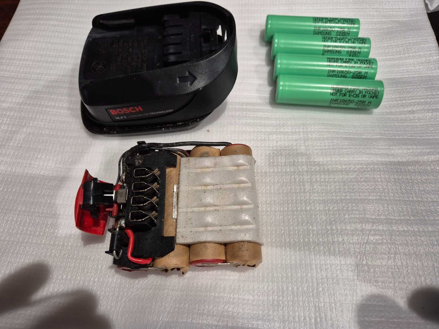 Akumulator bateria Bosch 14,4 V PBA NOWE OGNIWA SAMSUNG 2,5 Ah