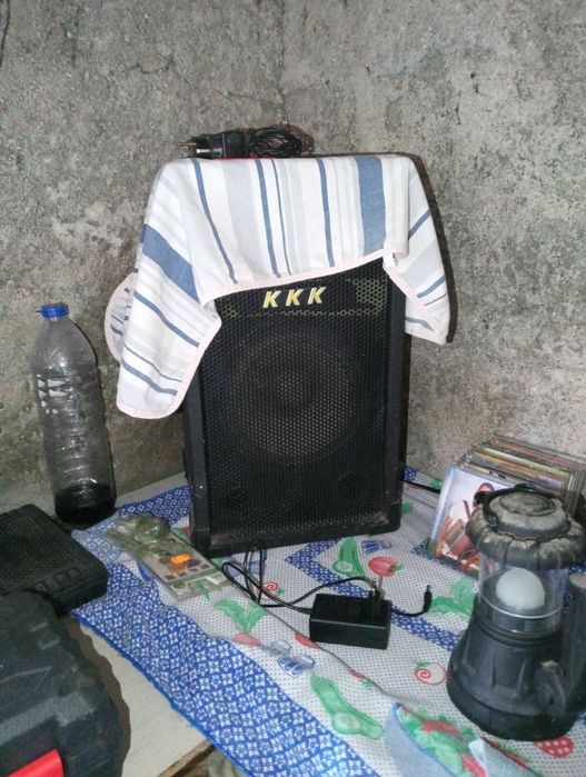 Colunas de som dj