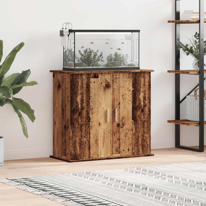 Szafka pod akwarium Vidaxl, brąz, 81x36x73 cm, stylowa i stabilna