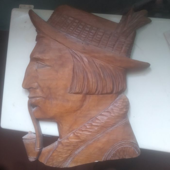 Дерев'яна старовинна картина