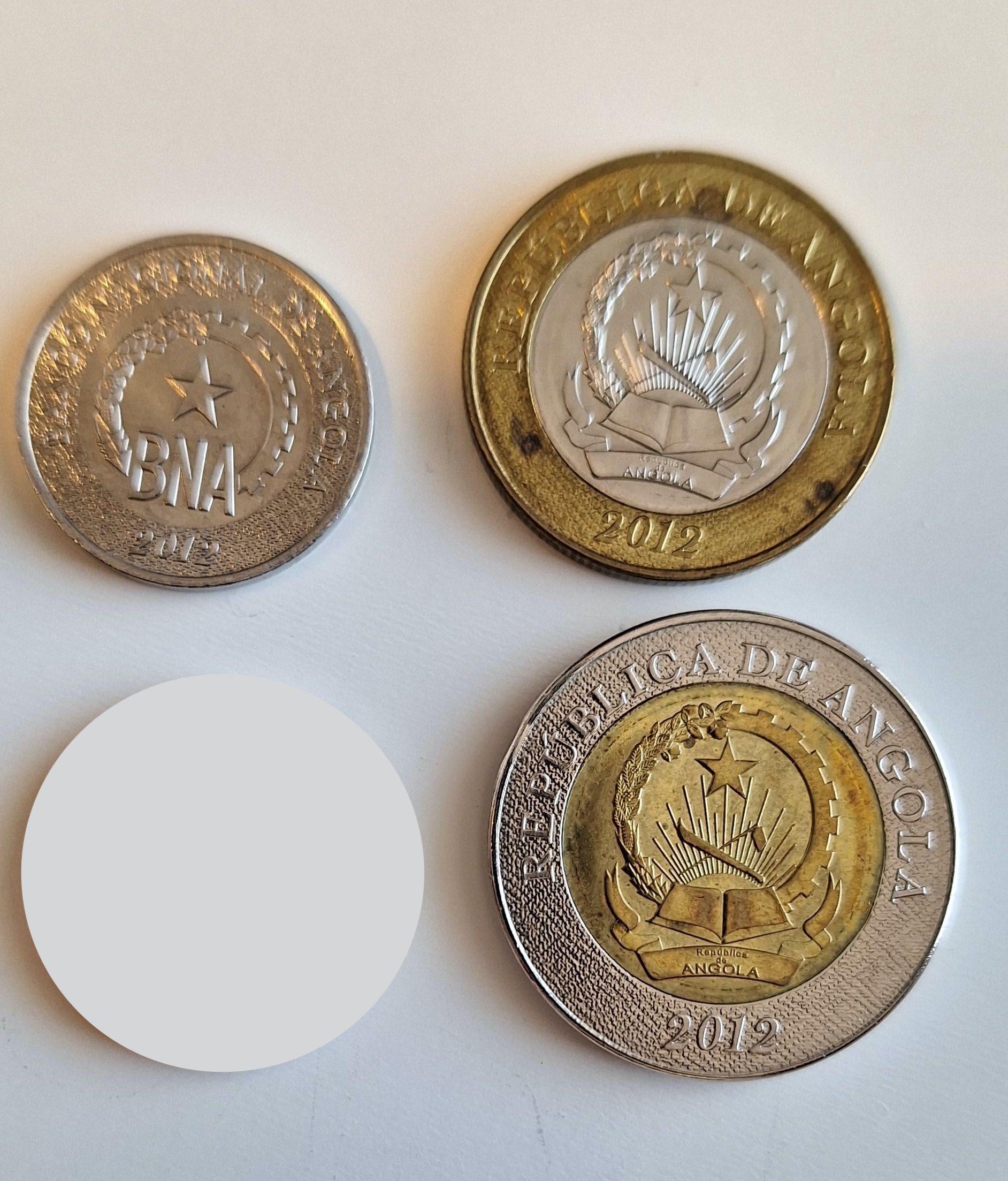 Moedas de Angola (Para Coleção)