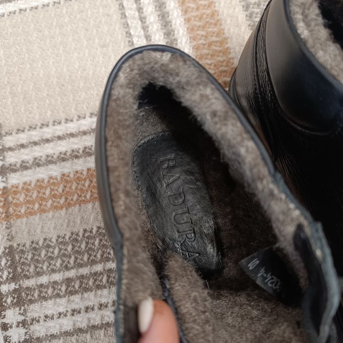 Шкіряні чоловічі ботінки фірми Badura