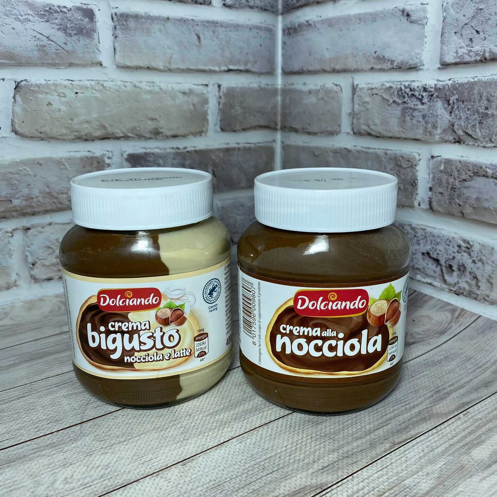 Шоколадна паста Dolciando crema bigusto 2 види
400 грам