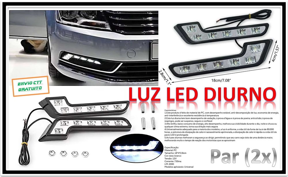 Luzes Led Diurnas