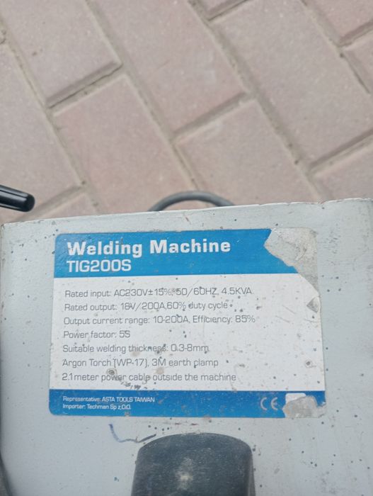 Spawarka tig 200A