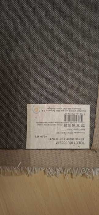 Tapete SENSE bege Microfibra 60 x 115 quarto pelo comprido