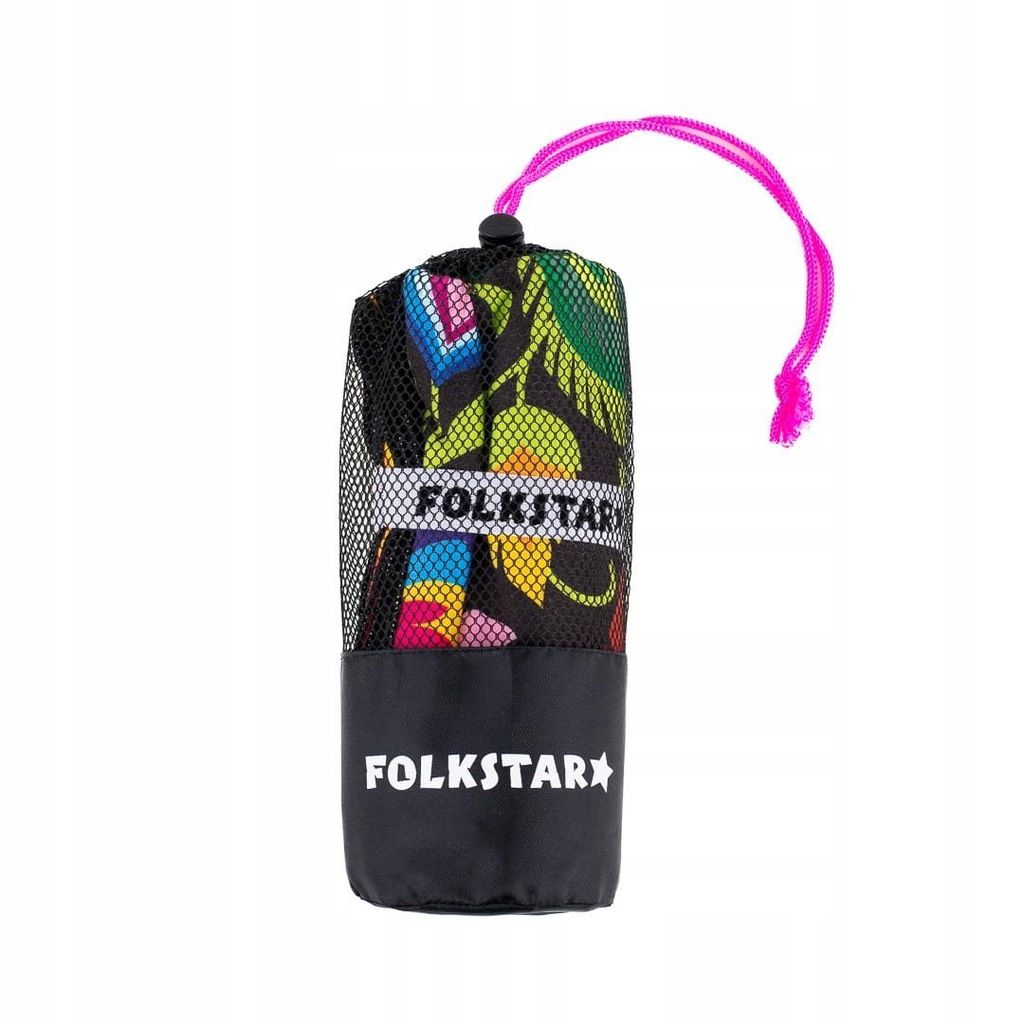 Ręcznik Szybkoschnący 80x160 Folk Łowicz Łowicki Kwiaty Plażowy