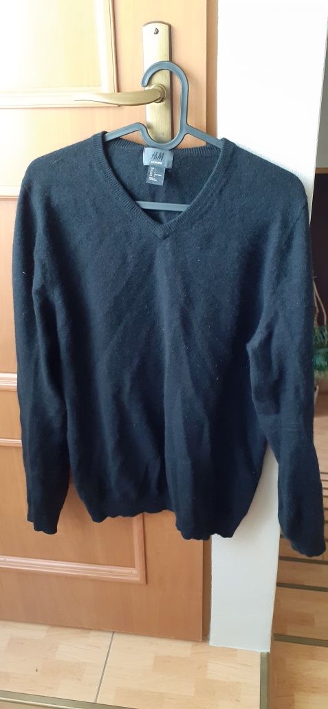 Sweter HM 100% kaszmir rozmiar L