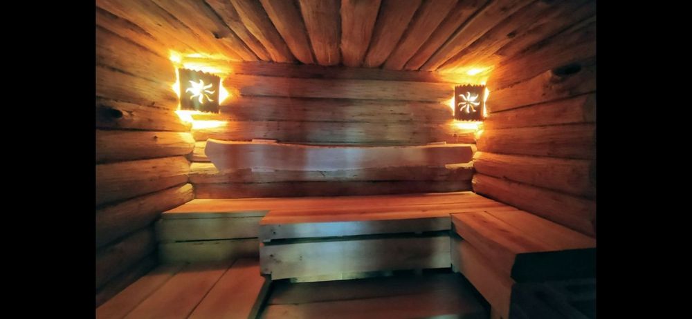 Баня на дровах з басейном