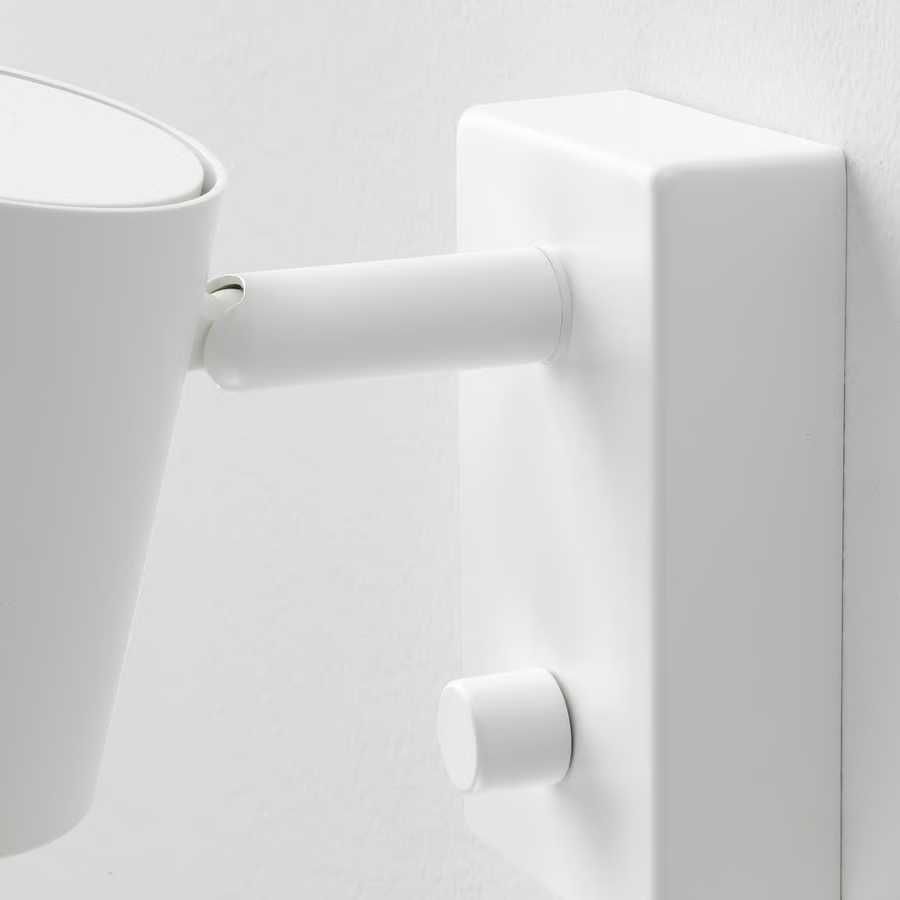 NYMANE IKEA Kinkiet lampa biała komplet dwie sztuki