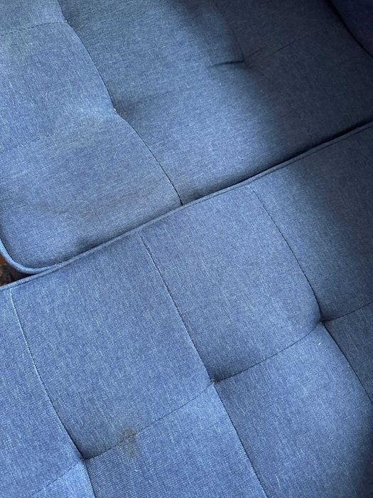 Conjunto de sofá de 2 peças vidaXL azul 173 x 131 x 67 cm