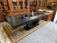 Grande mesa de sala extensível - Bom estado geral - S