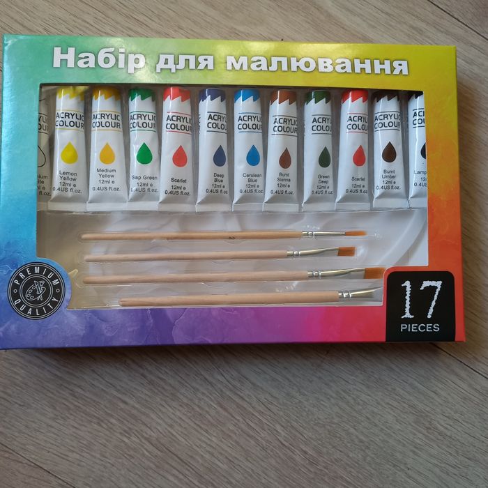 Краски для рисования акриловые