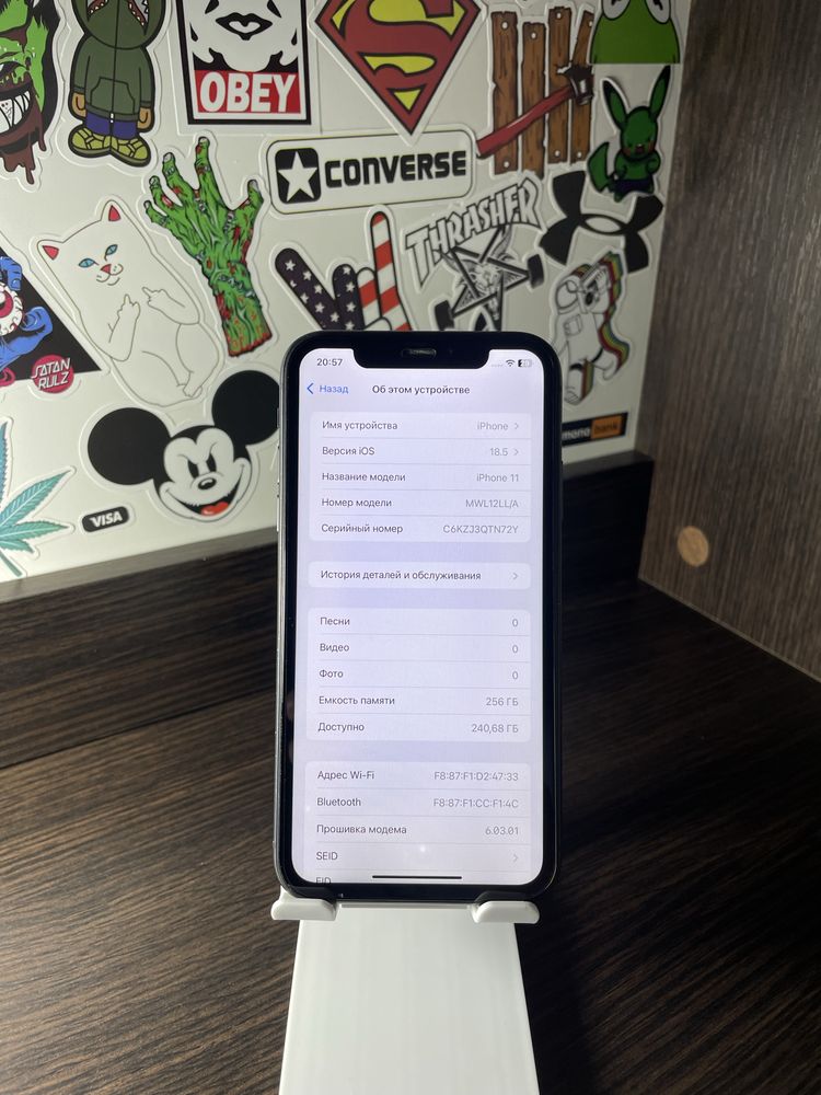 айфон iPhone 11 256gb черный новый аккумулятор