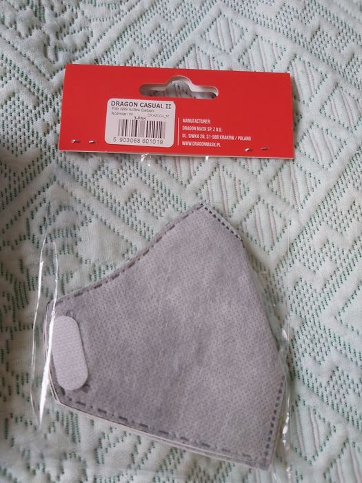 Maska antysmogowa Dragon Casual z filtrami