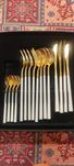 Faqueiro Novo 16 PCs Branco/Dourado