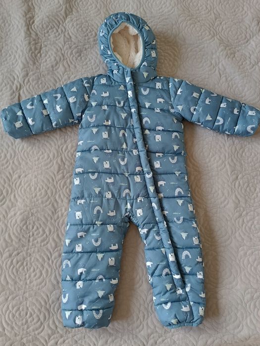 Kombinezon zimowy rozm. 74/80 bardzo ciepły