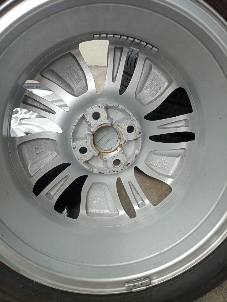 Suzuki Swift,Baleno felgi z oponami 185/55/16 oryginał z czujnikami