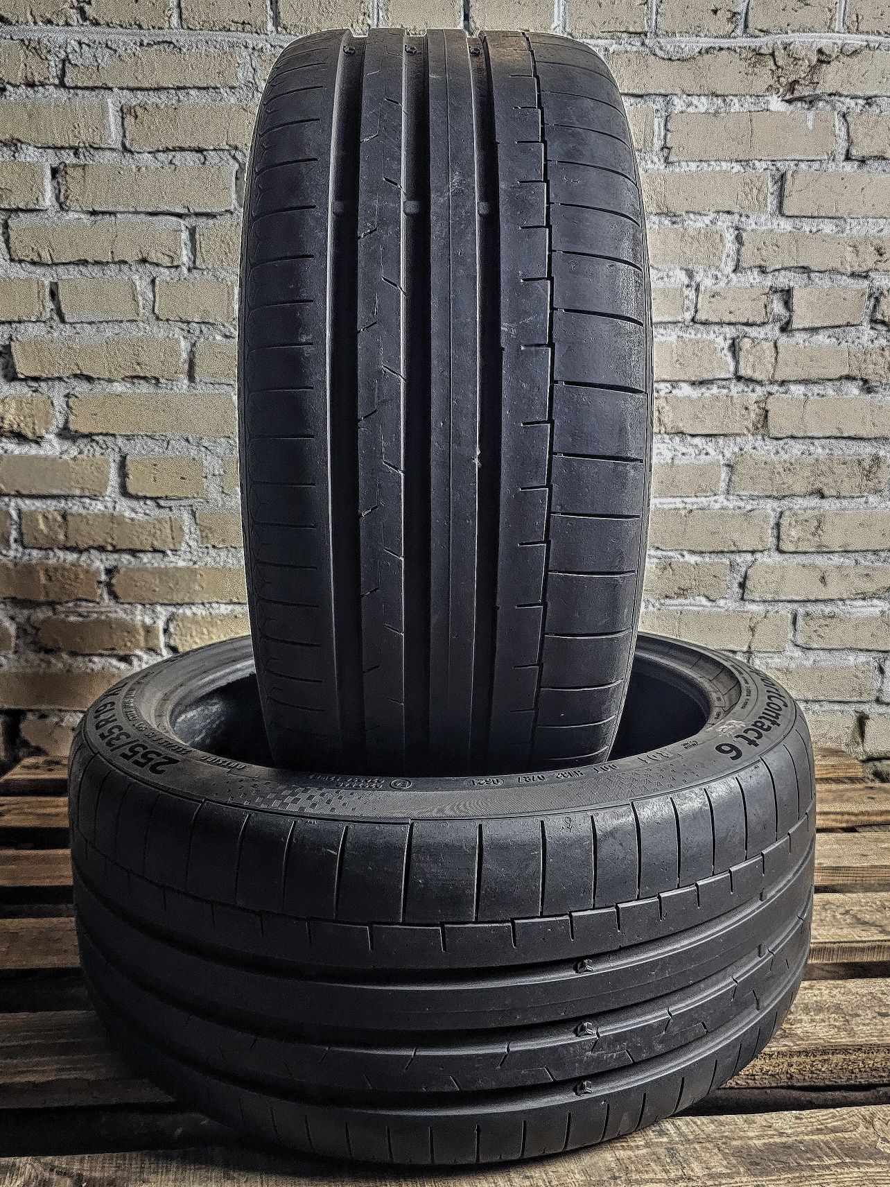 Пара 255/35r19 Continental | 7mm | 2021 | Czech | Преміум шини | Ідеал