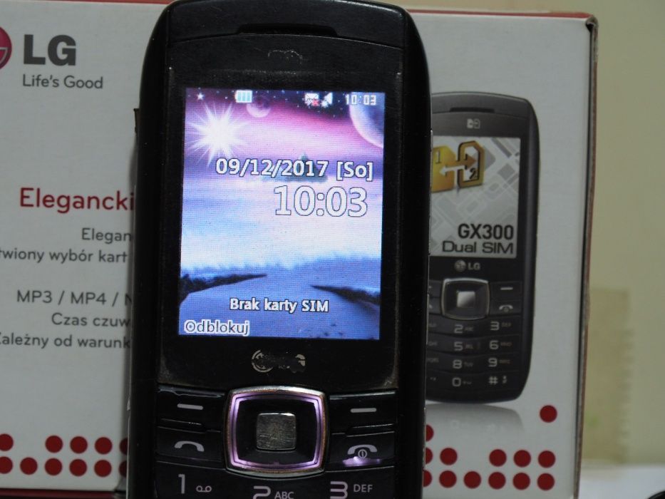 Telefon LG GX 300 Dual Sim Duos na 2 karty