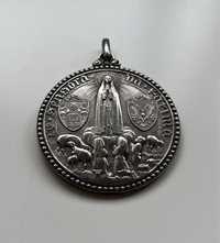 Medalha Prata Coroação Nossa Senhora de Fátima 1946 - 60g