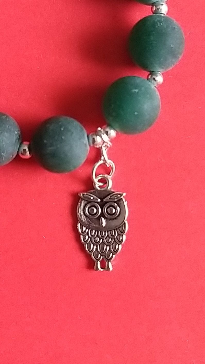 Bransoletka z kamienia naturalnego  -  jadeit.