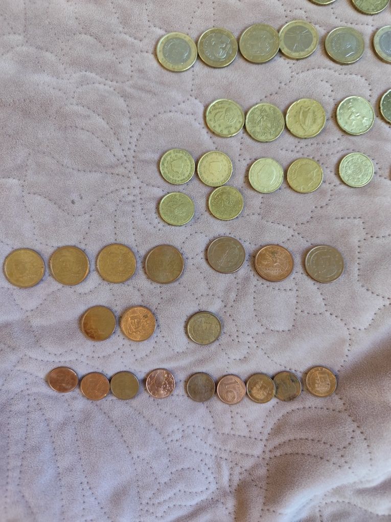 Еврові монети для колекції продаж або обмін