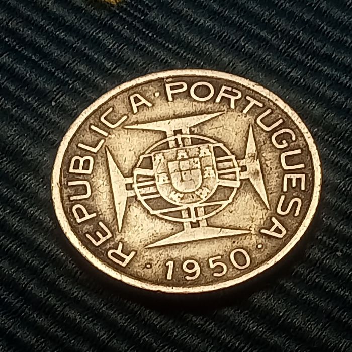 moeda mocambique 2.50 ano 1950