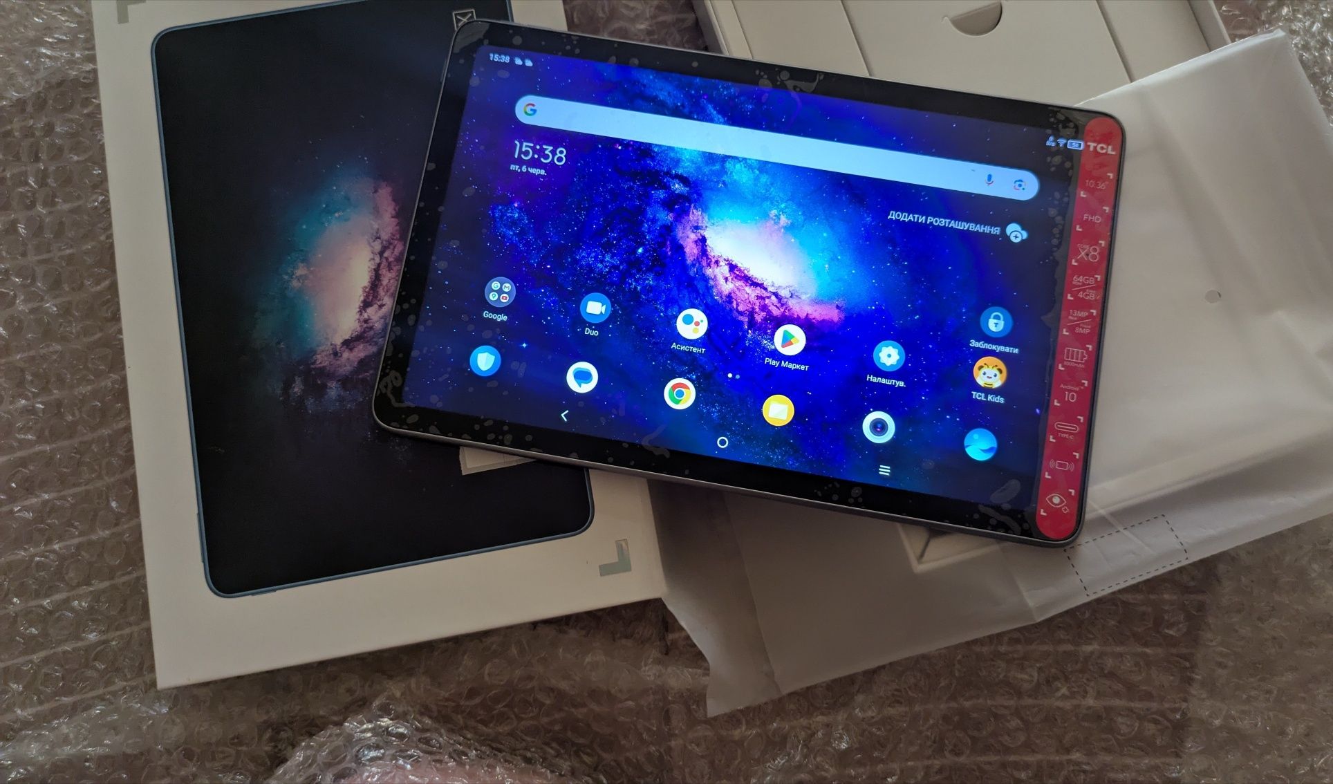 Планшет TCL 10 TAB MAX Wi-Fi 4/64GB Space Gray