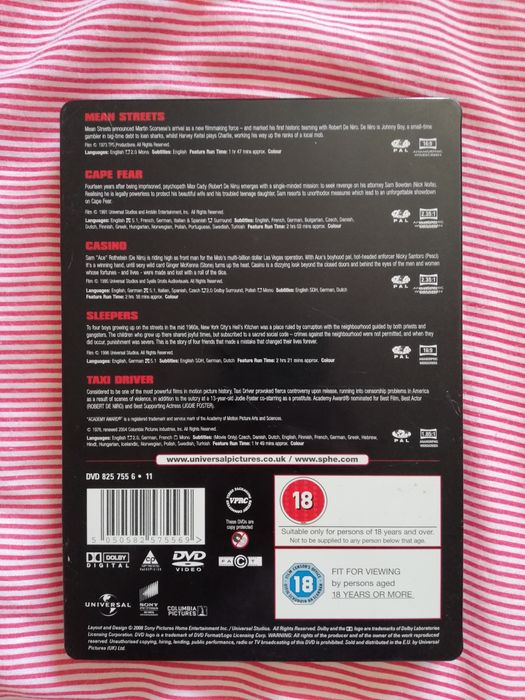 Pack Robert DeNiro em dvd - edição steelbook (portes grátis)