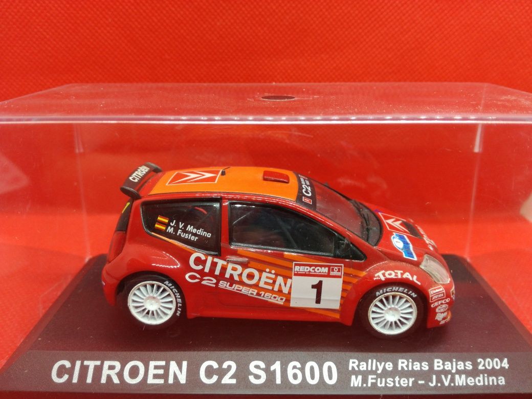 N. 88 Miniaturas Citroen C2 de Ralis escala 1/43 novas