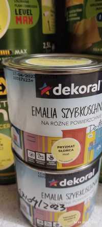 Farba Dekoral Emalia szybkoschnąca Pryzmat słońca matowa 0,5l