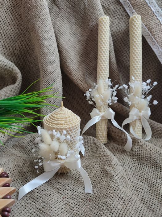 Сімейне вогнище. Семейный очаг.Свічки. Свечи. Вінчальні свічки