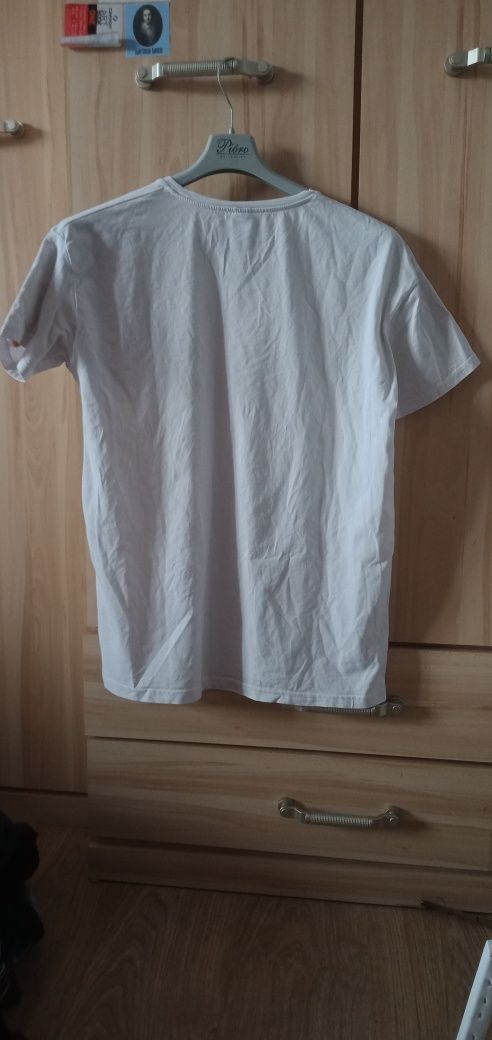 biały t-shirt Philipp Plein