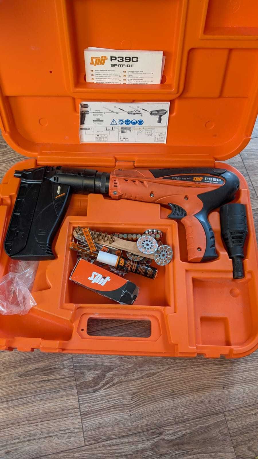 Gwoździarka bębnowa DeWALT, Osadzak Spitfire P370, Hilti BX 3