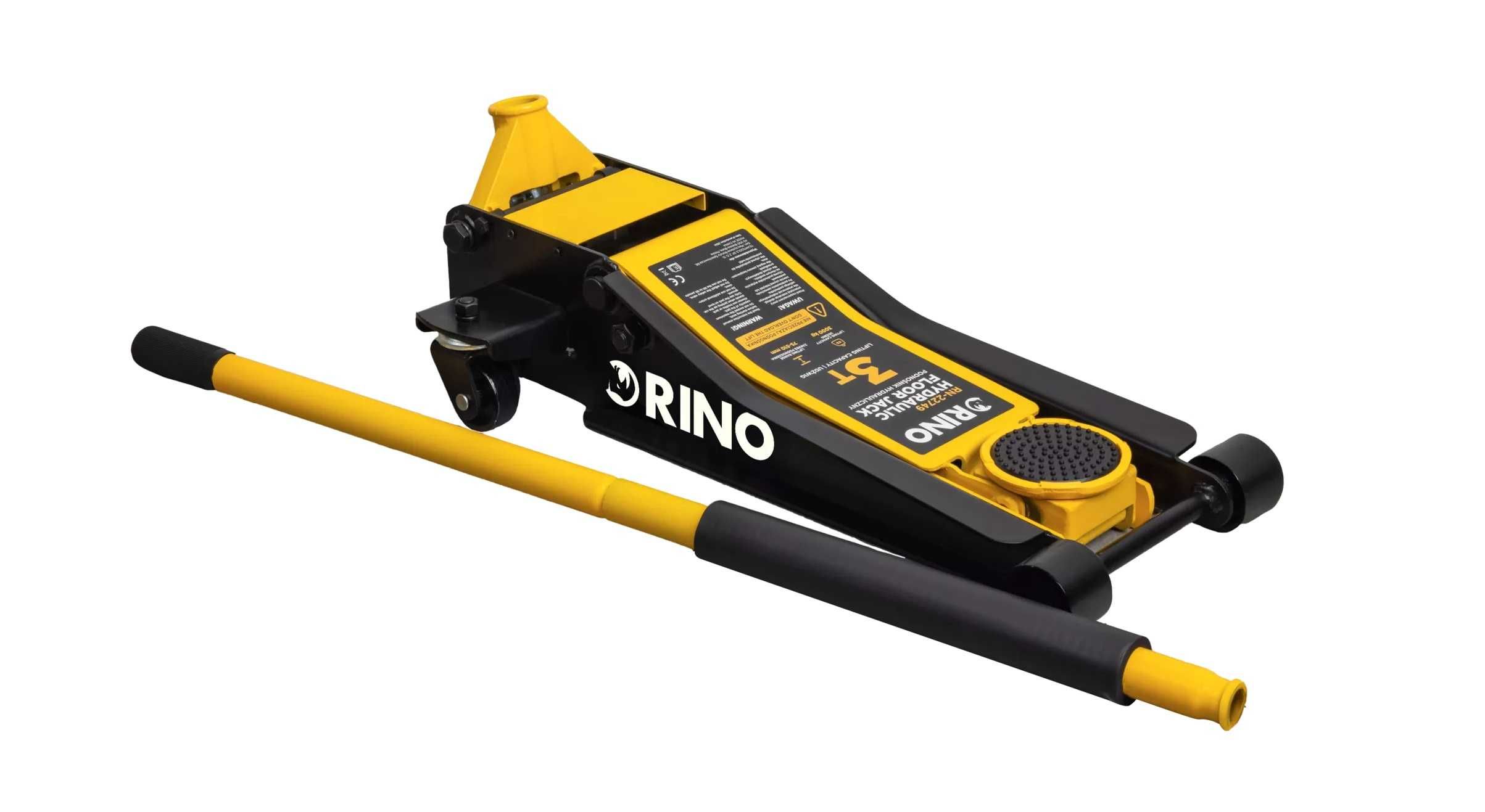 Podnośnik hydrauliczny dwutłokowy Rino JAC30F 3 T niskoprofilowy