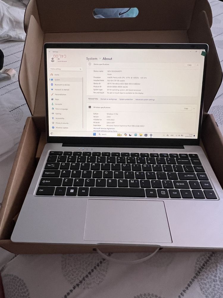 Portatil notebook marca branca