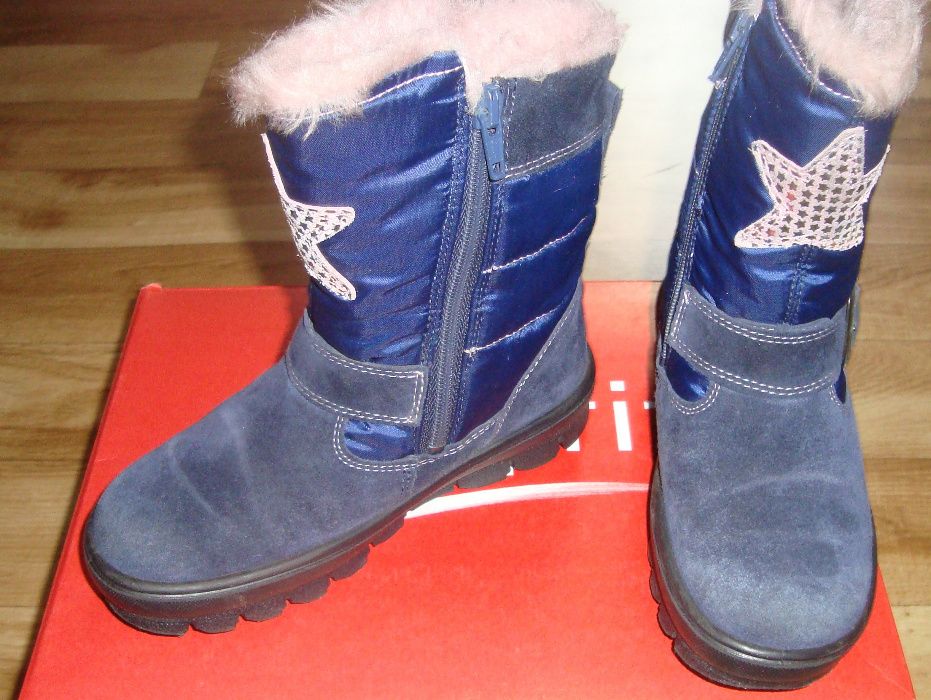 Superfit buty zimowe śniegowce dziewczęce rozmiar 31 + rękawiczki