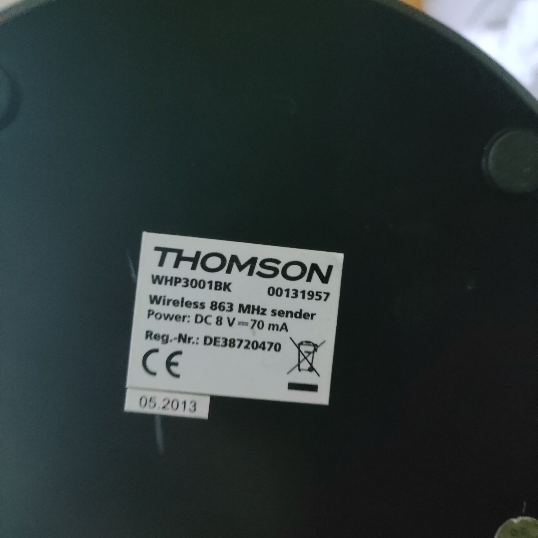 Słuchawki bezprzewodowe Thomson whp3001BK
