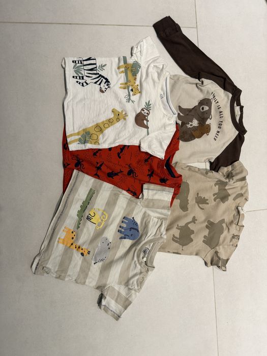 Zestaw koszulek t-shirt na 74