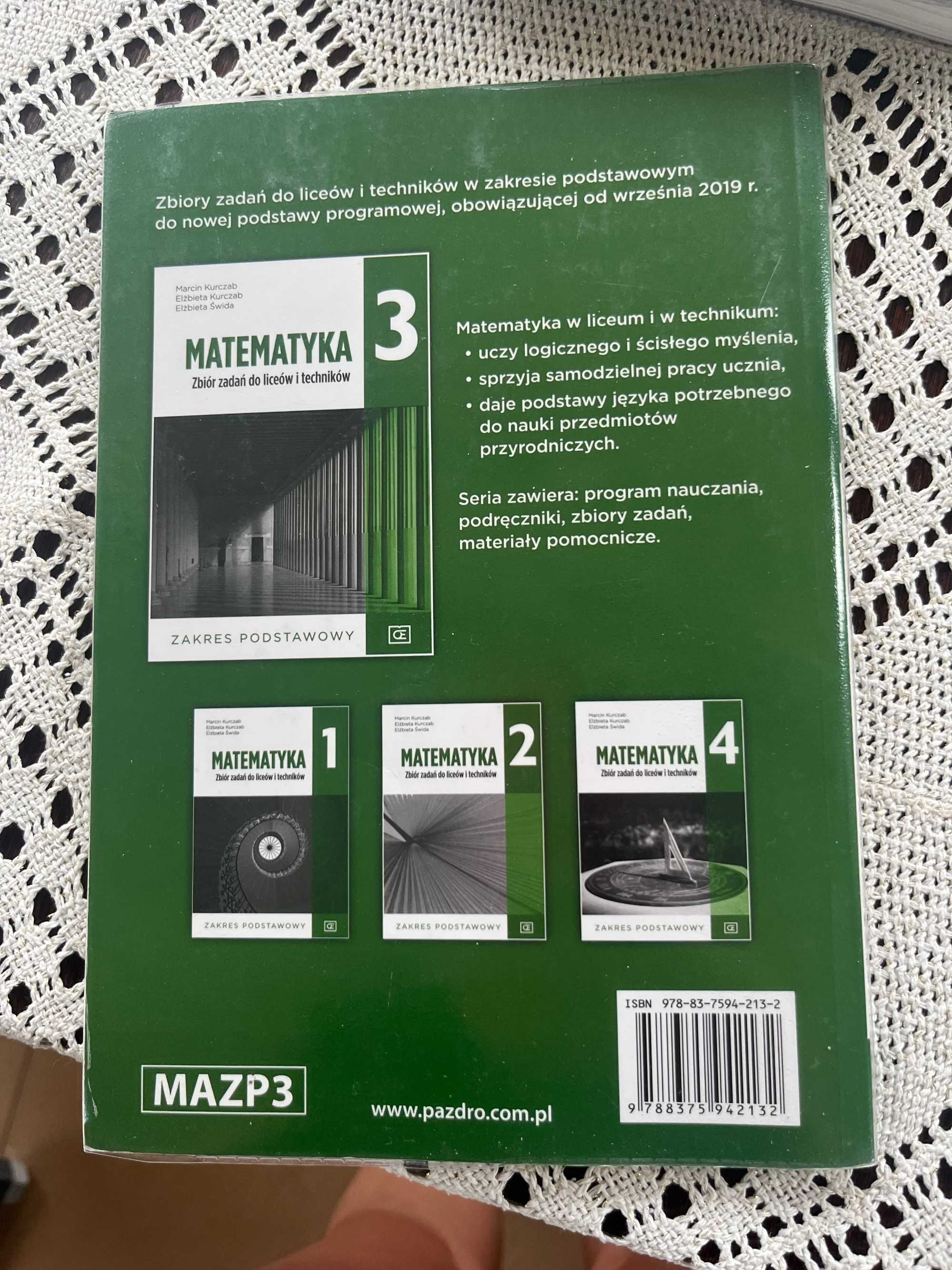 matematyka 3 zbiór zadań zakres podstawowy